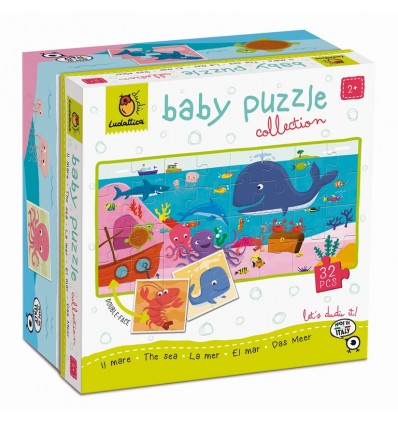 Morze dwustronne Baby puzzle Ludattica 2+