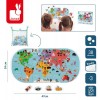 Puzzle do kąpieli Mapa Świata Janod 3+