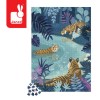 Spotkanie Tygrysów puzzle artystyczne 1000 Janod