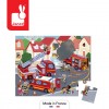 Strażacy puzzle 24 el. walizka Janod 3+